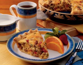 Sausage Mushroom Quiche Recipe Image